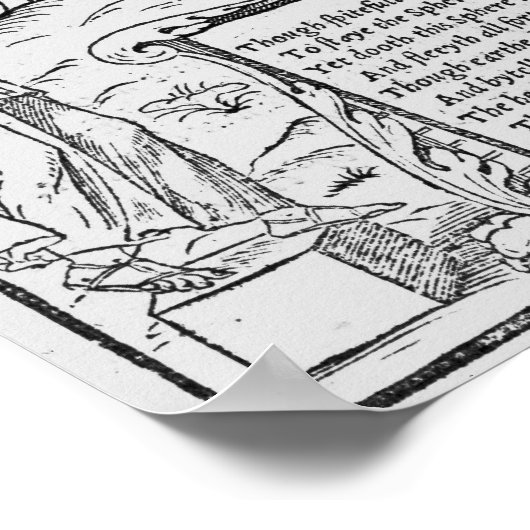 Grenzen aan het "kasteel van de kennis" poster (Hoek)