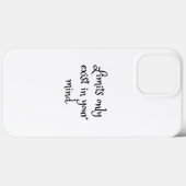 Grenzen bestaan alleen in je hoofd Case-Mate iPhone case (Achterkant (horizontaal))