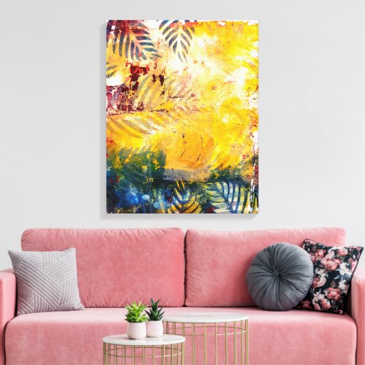 Grenzen Canvas Afdruk (Insitu (Woonkamer))