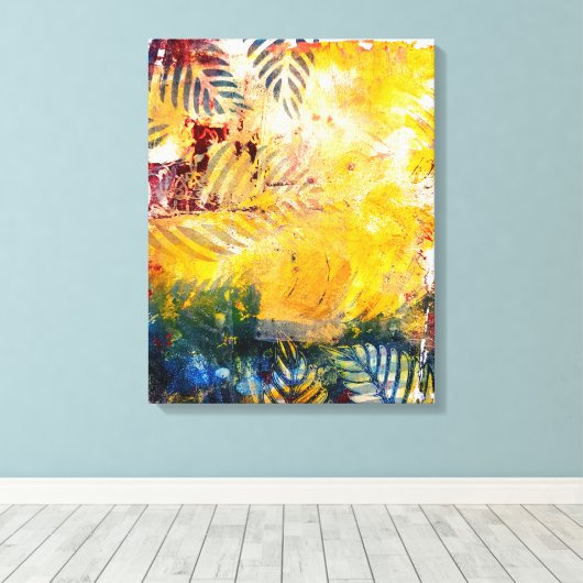 Grenzen Canvas Afdruk (Insitu (Houten vloer))