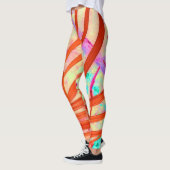 Grenzen gaan rood leggings (Links)