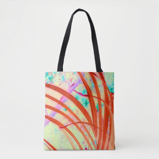 Grenzen gaan rood tote bag (Voorkant)