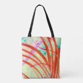 Grenzen gaan rood tote bag (Achterkant)