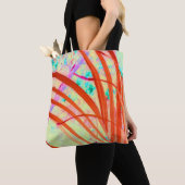 Grenzen gaan rood tote bag (Dichtbij)