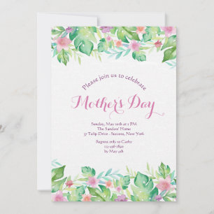 Grenzen in de uitnodiging van Bloom