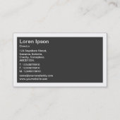 Grenzen - Paarse regen Visitekaartje (Achterkant)