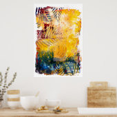 Grenzen Tropisch Poster (Keuken)