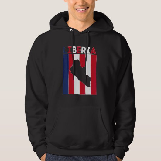 Grenzen van Liberia Hoodie (Voorkant)