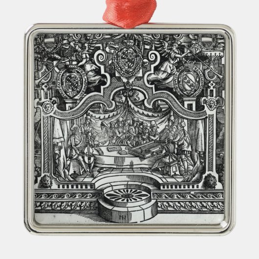 Grenzen van "Messes" door Roland de Lassus Metalen Ornament (Voorkant)