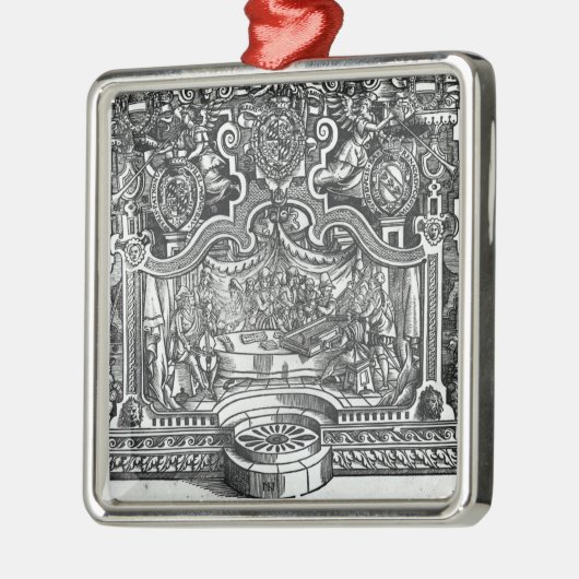 Grenzen van "Messes" door Roland de Lassus Metalen Ornament (Links)