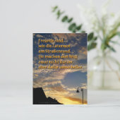 Grenzig sind.. Postkarte Freundschaftsgruß Briefkaart (Staand voorkant)