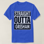 Gresham naam Straight Outta Gresham T-shirt (Design voorkant)