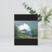 Gresley A4 Sir Nigel Gresley works_Steam Trains Briefkaart (Staand voorkant)