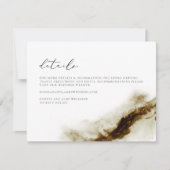 GRETA Bohemian Earth Tone Waterverf - Details kaar Kaart (Voorkant)