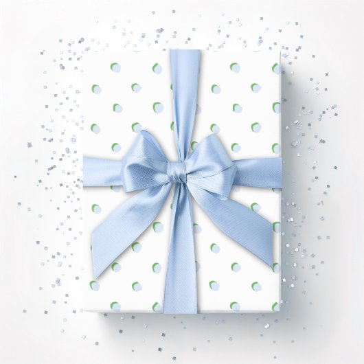 Greta Fun Dot in Leisteen en Groen Cadeaupapier