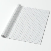 Greta Fun Dot in Slate and Green Cadeaupapier (Uitgerold)