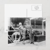 Greta Garbo en Mauritz Stiller 1925 Briefkaart (Voorkant / Achterkant)