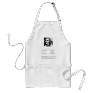 Greta Garbo Swedish Meatball Apron Standaard Schort