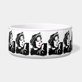 Greta in Black and White Voerbakje