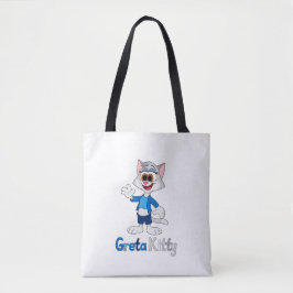 Greta Kitty Tote Tas