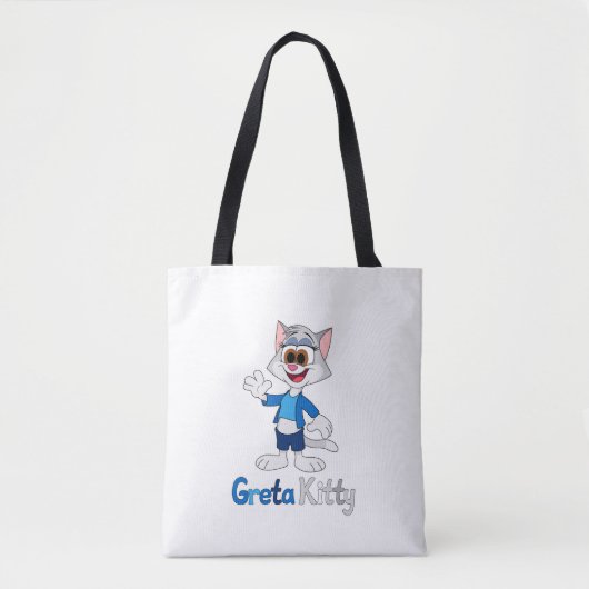 Greta Kitty Tote Tas (Voorkant)