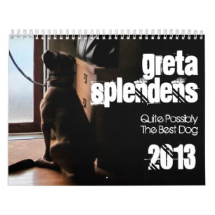 Greta Splendens Mogelijk de Best Dog 2013 Kalender