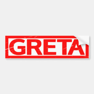 Greta Stamp Bumpersticker