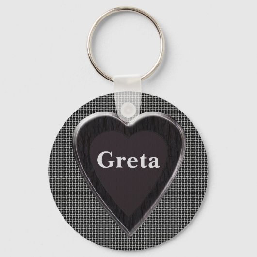 Greta Stole My Heart Keychain (Voorkant)