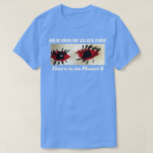 Greta Thunberg Er is geen planeet B klimaatverande T-shirt (Design voorkant)