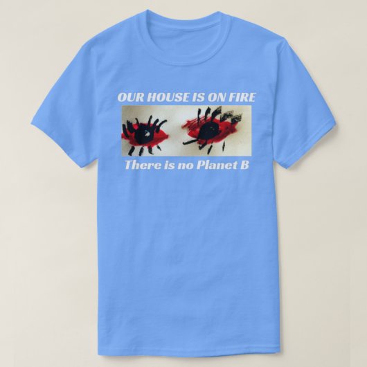 Greta Thunberg Er is geen planeet B klimaatverande T-shirt (Design voorkant)