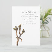 GRETA Waterverf Joshua Tree Photo Save the Date I Kaart (Staand voorkant)