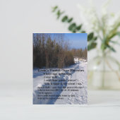 Greta's Fins Oven Pancakes Recipe Briefkaart (Staand voorkant)