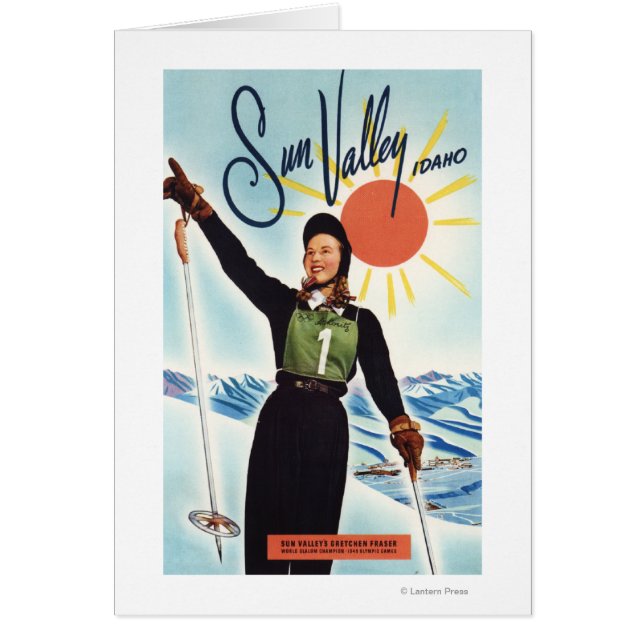 Gretchen Fraser advertentieposter (Voorkant)