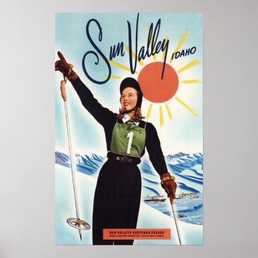 Gretchen Fraser Advertisement Poster (Voorkant)