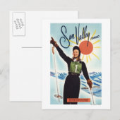 Gretchen Fraser Advertisement Poster Briefkaart (Voorkant / Achterkant)