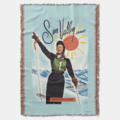 Gretchen Fraser Advertisement Poster Deken (Voorkant Verticaal)