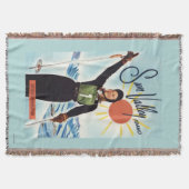 Gretchen Fraser Advertisement Poster Deken (Voorkant)