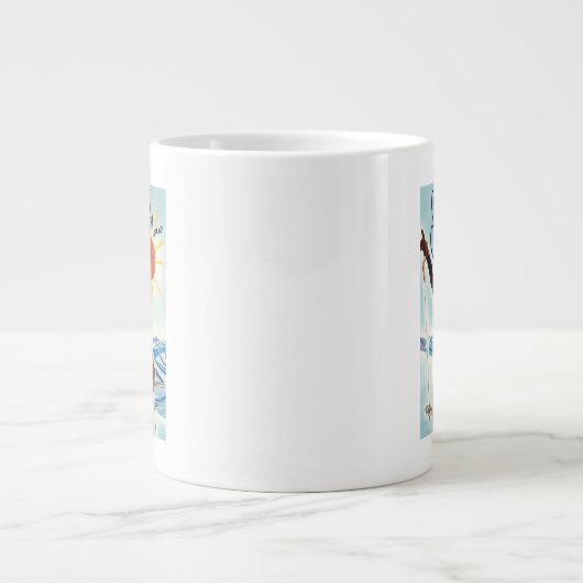 Gretchen Fraser Advertisement Poster Grote Koffiekop (Voorkant)