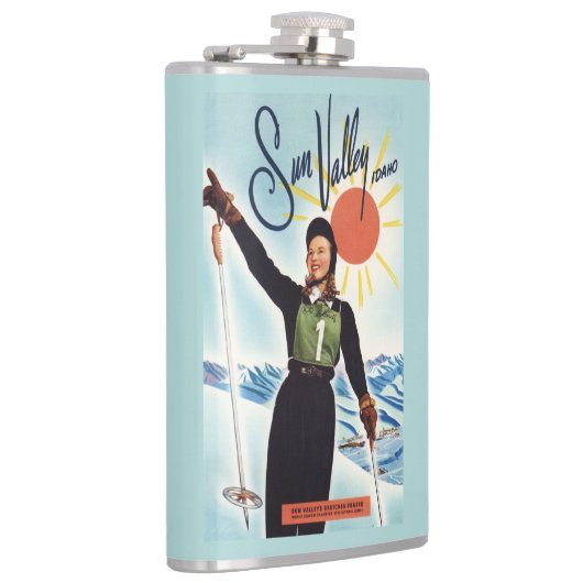 Gretchen Fraser Advertisement Poster Heupfles (Rechts)