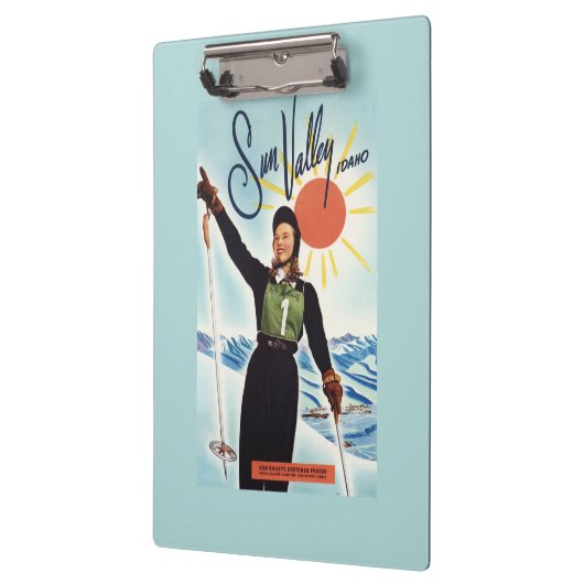 Gretchen Fraser Advertisement Poster Klembord (Links)