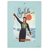 Gretchen Fraser Advertisement Poster Klembord (Achterkant)