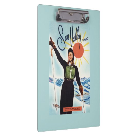 Gretchen Fraser Advertisement Poster Klembord (Rechts)