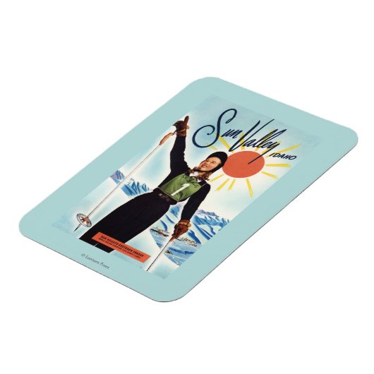 Gretchen Fraser Advertisement Poster Magneet (Linkerzijde)