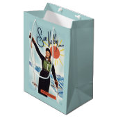 Gretchen Fraser Advertisement Poster Medium Cadeauzakje (Voorkant Gekanteld)