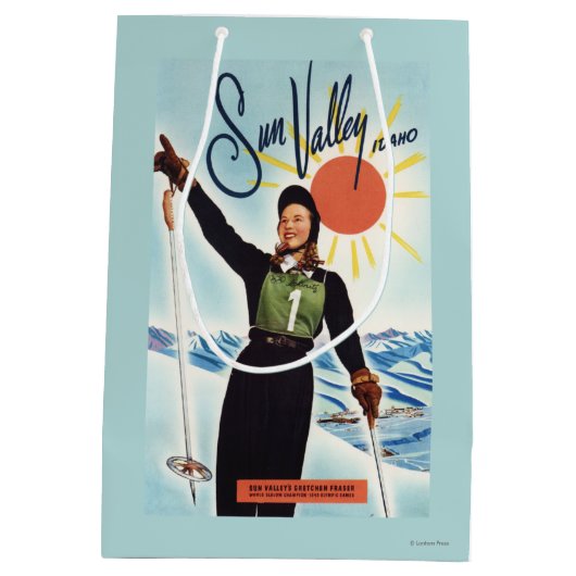 Gretchen Fraser Advertisement Poster Medium Cadeauzakje (Achterkant)