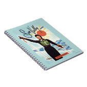 Gretchen Fraser Advertisement Poster Notitieboek (Rechterzijde)