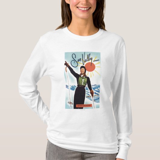 Gretchen Fraser Advertisement Poster T-shirt (Voorkant)