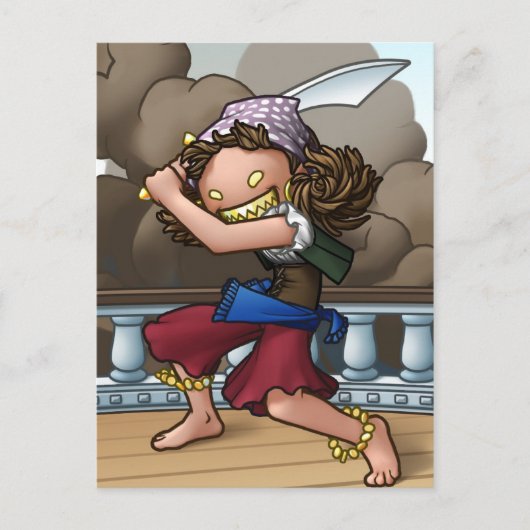 Gretchen Goldfang Post Card Briefkaart (Voorkant)