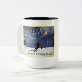 Gretchen (Kunigk) Fraser Tweekleurige Koffiemok (Voorkant links)