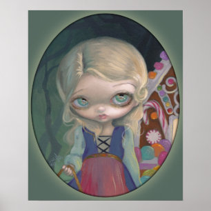Gretel ART PRINT grootwinkelbedrijf Hansel snoep